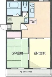 コーポ富士見台【3階】の間取り
