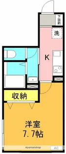 FARBE本厚木【2階】の間取り