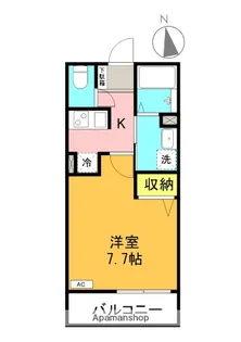 FARBE本厚木【2階】の間取り