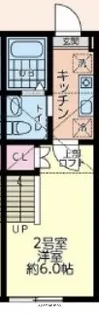 仮シティハイツ新磯野1号棟【2階】の間取り