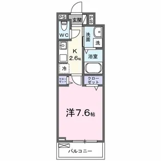 ヌーヴェル ラ ヴィ【3階】の間取り