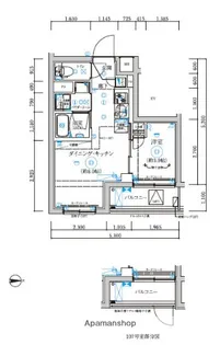 RELUXIA武蔵中原【1階】の間取り
