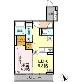 D PAINA 鷺沼【1階】の間取り