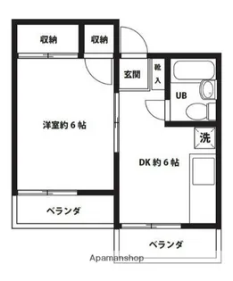 南ヶ丘ヴィラ【2階】の間取り