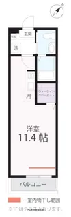 QUIET CRAB HOUSE 鶴見寺谷【3階】の間取り