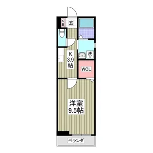 ES鴨宮【3階】の間取り