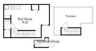 AKATSUKI ARC TERRACE【2階】の間取り