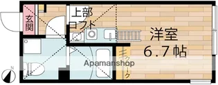 ベルビュー京町【1階】の間取り