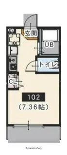 グランディア相模大野【1階】の間取り