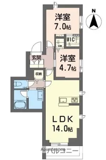 ドリームMH【4階】の間取り