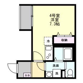 ベイルームステラ橋本【1階】の間取り