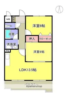 リュミエール【1階】の間取り