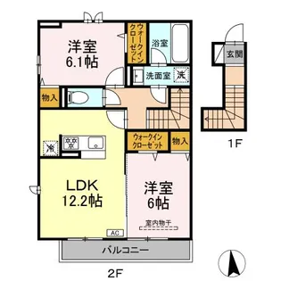 RUF【2階】の間取り