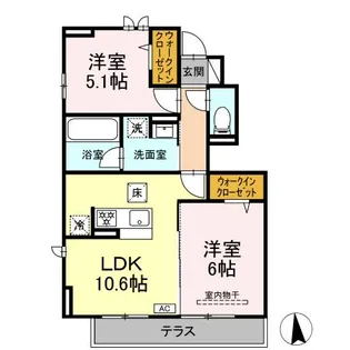 RUF【1階】の間取り