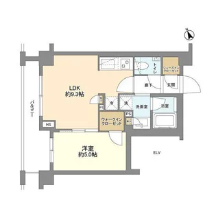 イノバス元住吉【2階】の間取り