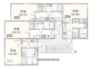アザーレ・パッシオ上大岡【2階】の間取り