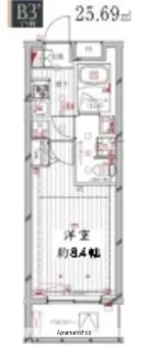 レガリス洗足池【3階】の間取り