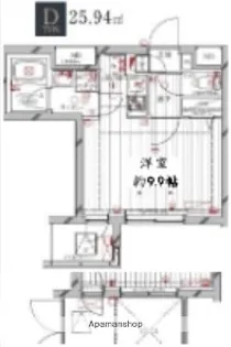 レガリス洗足池【3階】の間取り