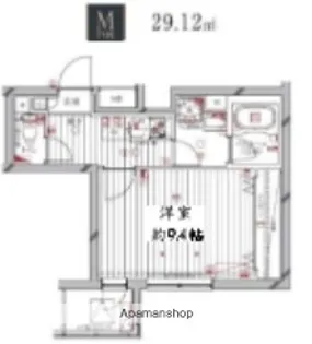 レガリス洗足池【4階】の間取り