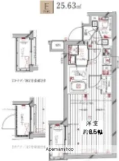 レガリス洗足池【1階】の間取り
