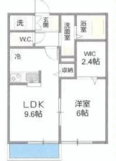 サンシティ妙蓮寺B【101号室号室】の間取り