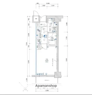 グリフィン横浜・サザンフォート【5階】の間取り