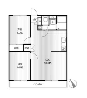 神奈川県横浜市神奈川区菅田町【マンション】の間取り