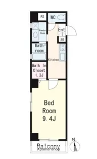 ミレネール鶴見【3階】の間取り