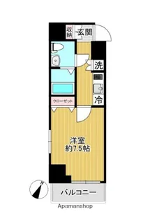 ヴェルト川崎イースト【7階】の間取り