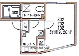 クローバーハウス【2階】の間取り