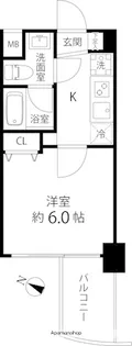 マーレ横浜白金【3階】の間取り