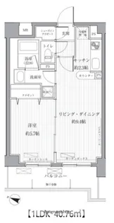 サニーリヴ北新横浜【1階】の間取り