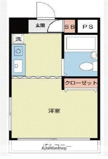 ハイネス鹿島田【4階】の間取り
