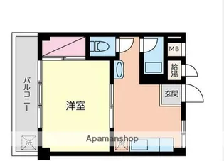 小田ハイツ【3階】の間取り