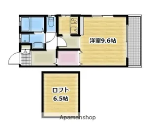 セラピス横濱【2階】の間取り