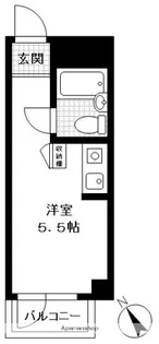プラーズ南幸町Ⅰ【4階】の間取り