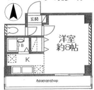 プラザKSN大倉山【4階】の間取り