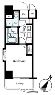グリフィン横浜 ベイグランデ壱番館【2階】の間取り