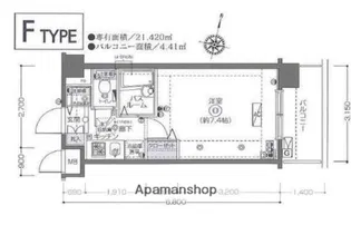 フェニックス新川崎【4階】の間取り
