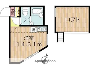 ルボヌール【1階】の間取り