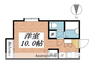 ドエル湘南【202号室】の間取り