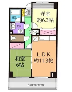 アプリ新横浜【7階】の間取り