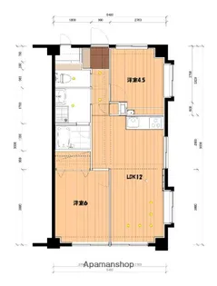 ハピネス飯田6号館【3階】の間取り