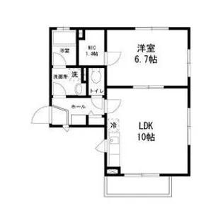 ココメゾン【2階】の間取り
