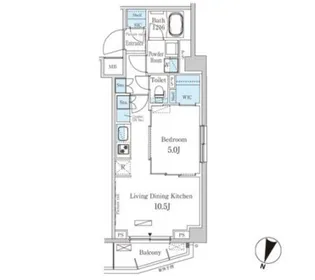 パークアクシス馬込レジデンス【2階】の間取り