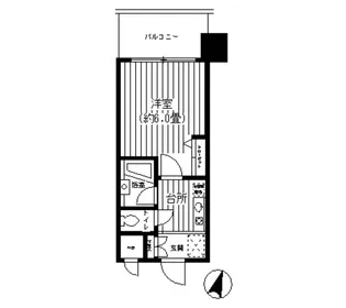 ヴィラコート横浜【2階】の間取り