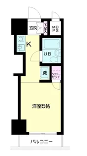 日神パレス磯子【2階】の間取り