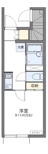 レオネクストブランドールK【1階】の間取り