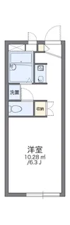 レオパレスガルテン湘南【2階】の間取り