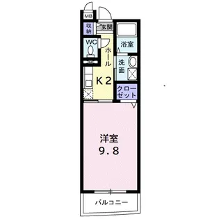 アイビーガーデン鵠沼【3階】の間取り